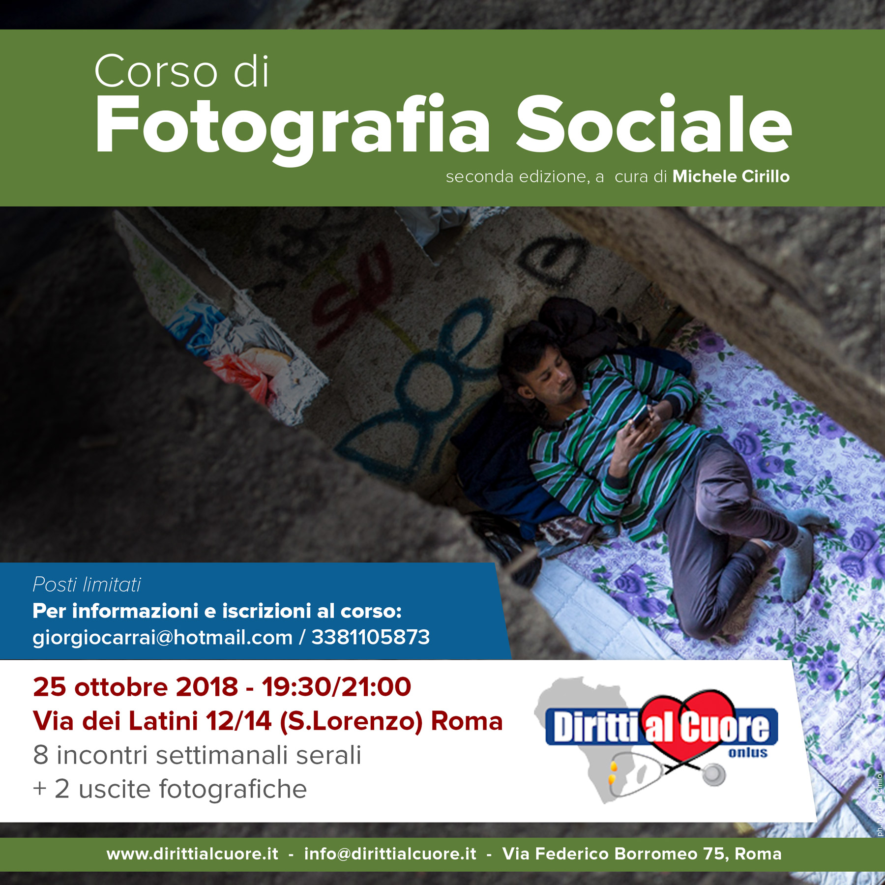 Flyer fotografia sociale square 2018